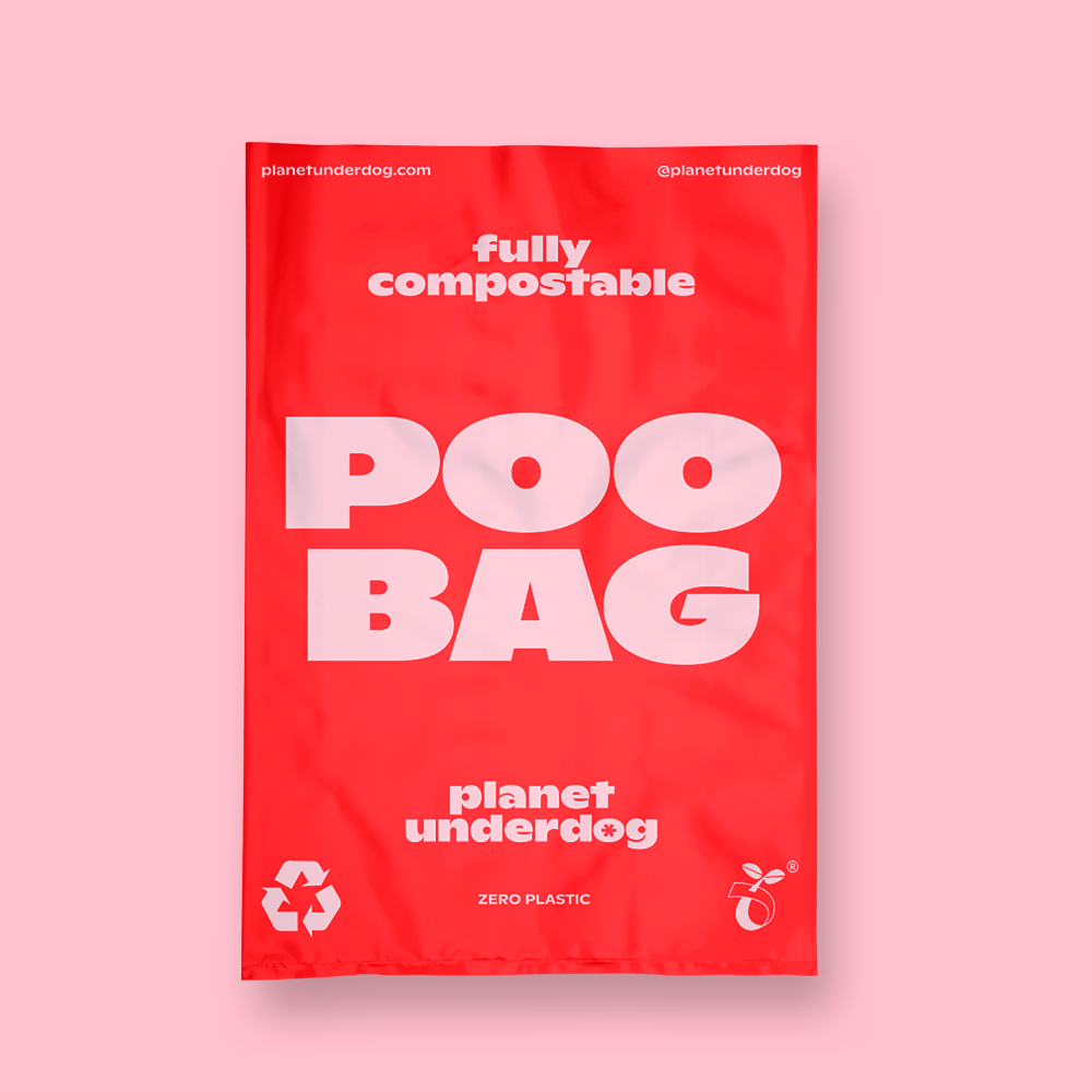 120 Planet Underdog Compostable Dog Poop Bags - Red Box - DraftFuel Sports
