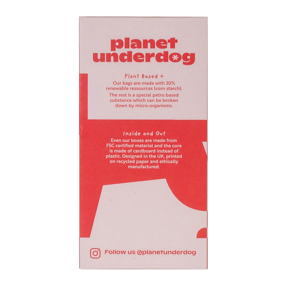 120 Planet Underdog Compostable Dog Poop Bags - Red Box - DraftFuel Sports