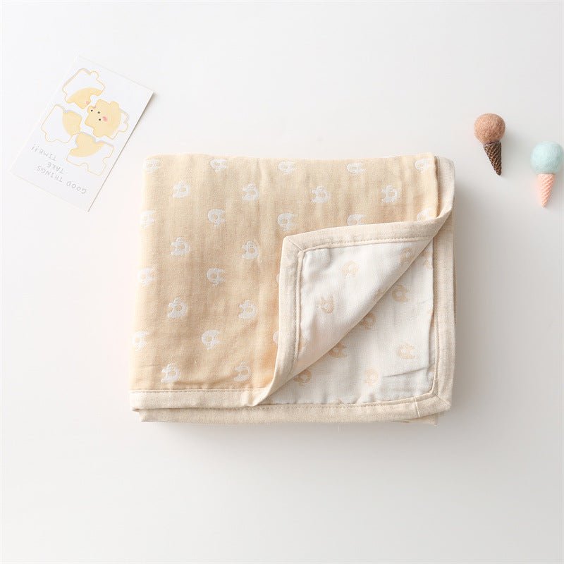 Baby Children Cartoon & Dot Graphic Pure Cotton Blanket - DraftFuel Sports