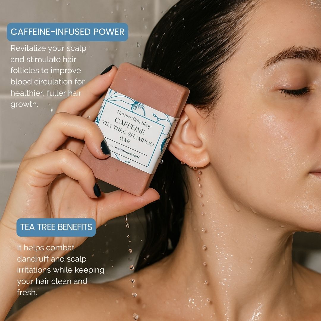 Caffeine Shampoo Bar with Tea Tree Oil – Growth & Scalp Care - DraftFuel Sports