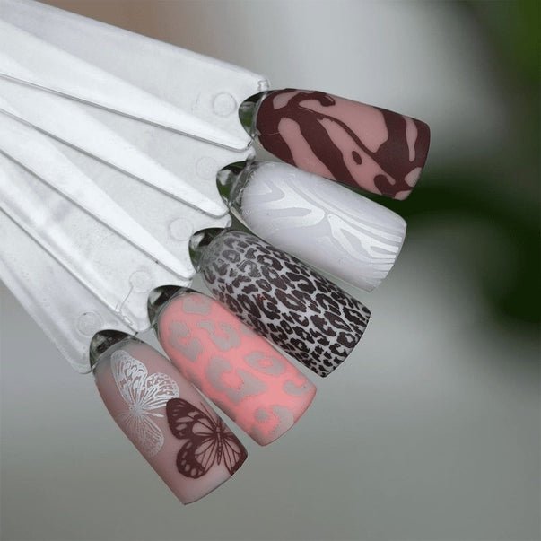 DARK Stamping Polish Light Gray 42, 8ml - DraftFuel Sports