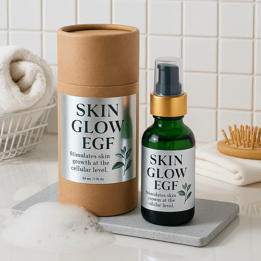 EGF Glow Serum | Radiant, Youthful Skin with Cellular Renewal - DraftFuel Sports