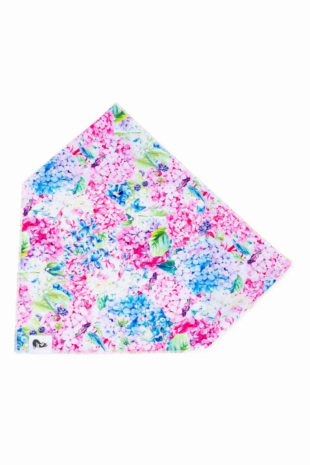 Hydrangea Haven Dog Bandana - DraftFuel Sports