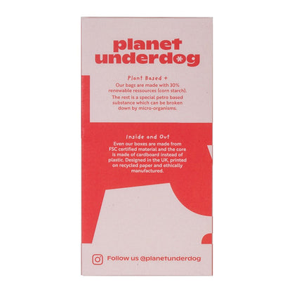 120 Planet Underdog Compostable Dog Poop Bags - Red Box - DraftFuel Sports