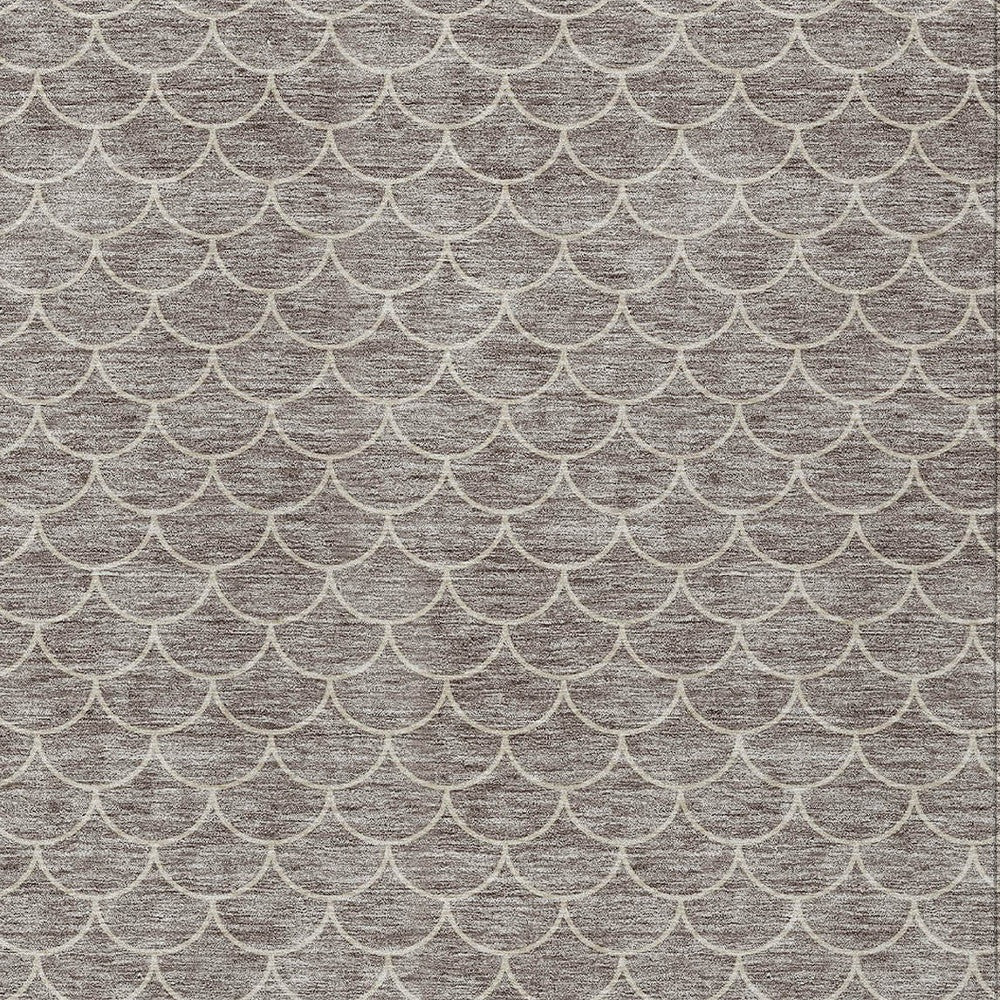 3' X 5' Taupe And Beige Geometric Washable Indoor Outdoor Area Rug - DraftFuel Sports