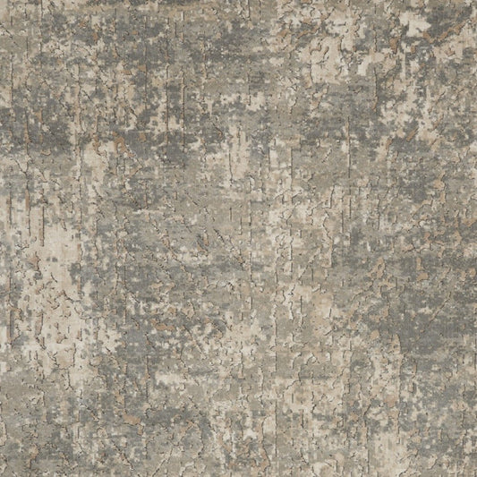 8' X 10' Beige and Gray Abstract Power Loom Area Rug - DraftFuel Sports