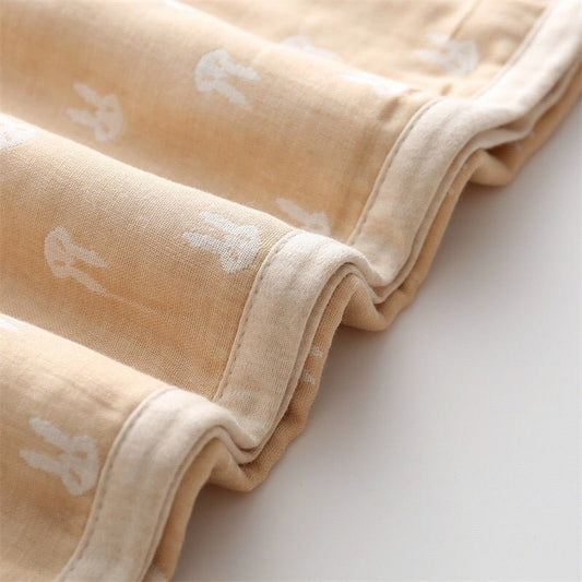 Baby Children Cartoon & Dot Graphic Pure Cotton Blanket - DraftFuel Sports