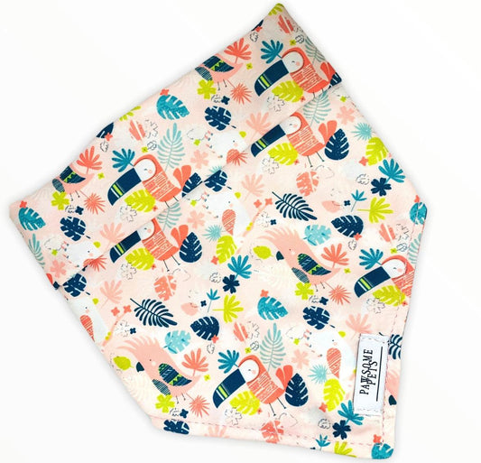 BANDANA - PINK TOUCAN - DraftFuel Sports