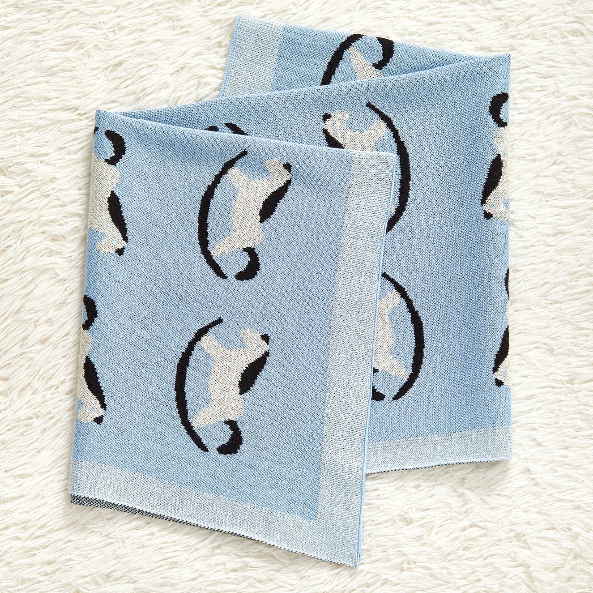 Best - Selling Knitted Baby Blanket With Horse Pattern: New Collection For Four Seasons - DraftFuel Sports