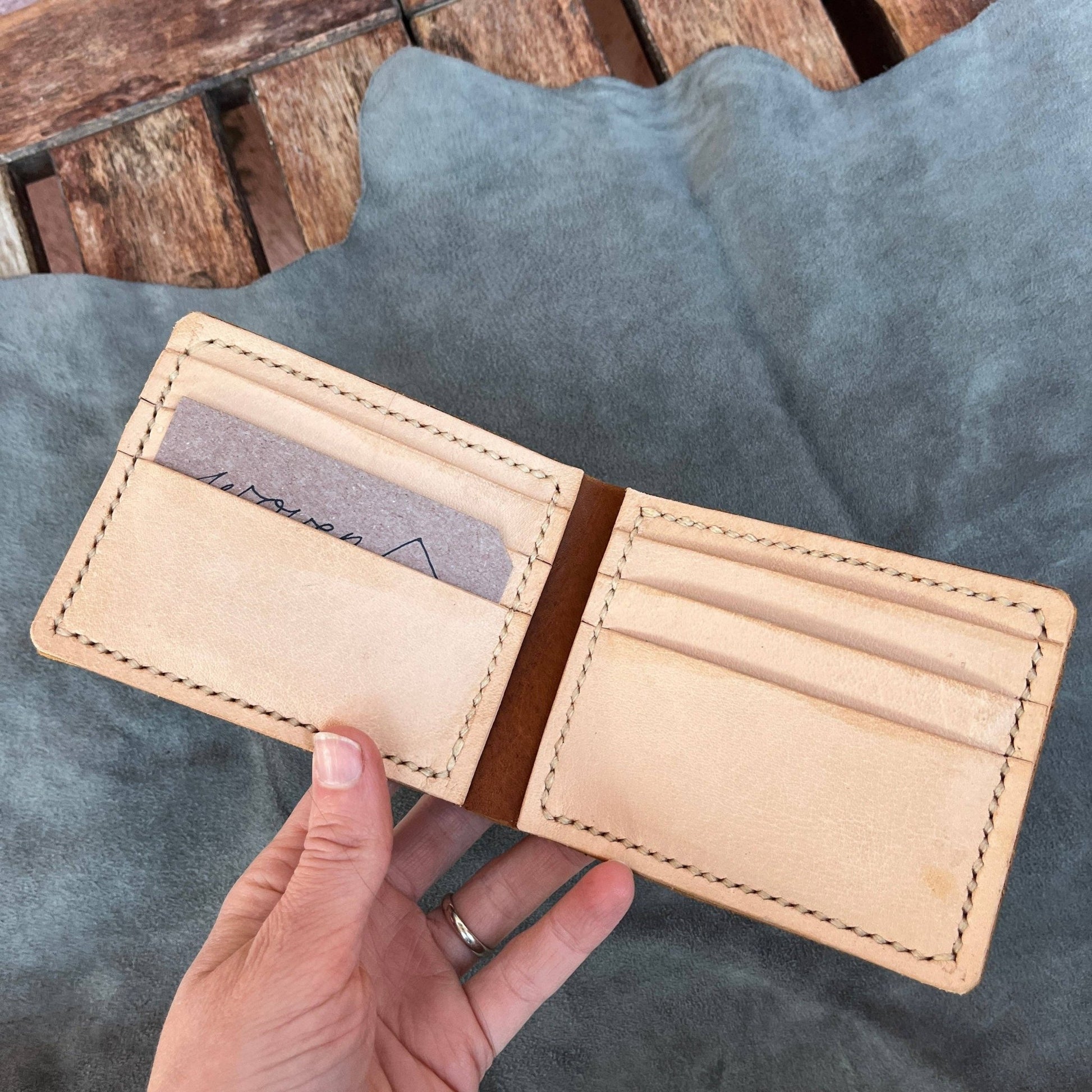 Bifold Wallet - Ochre - DraftFuel Sports