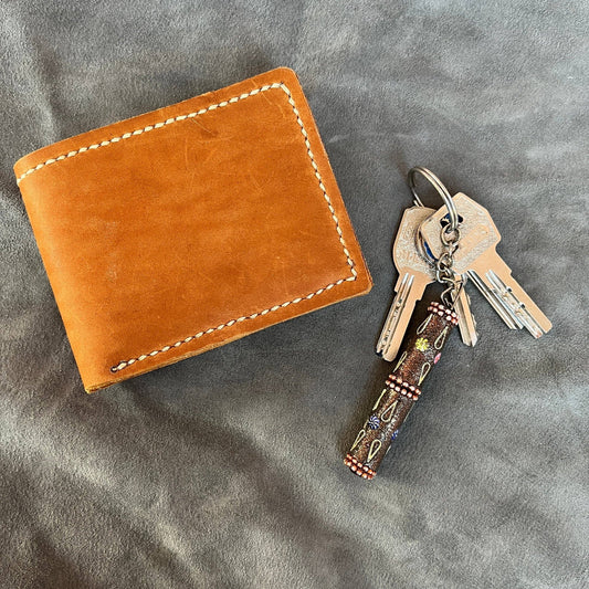 Bifold Wallet - Ochre - DraftFuel Sports