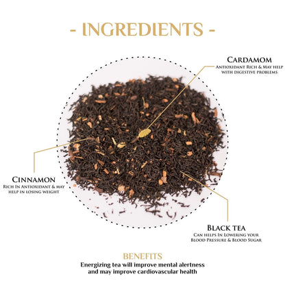 Bombay Masala Chai Black Tea - DraftFuel Sports