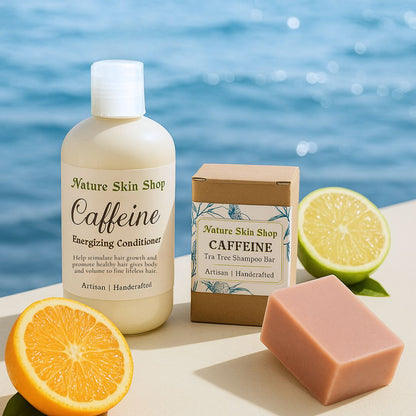 Caffeine Shampoo Bar with Tea Tree Oil – Growth & Scalp Care - DraftFuel Sports