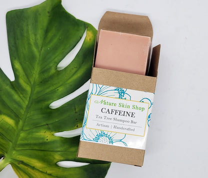 Caffeine Shampoo Bar with Tea Tree Oil – Growth & Scalp Care - DraftFuel Sports