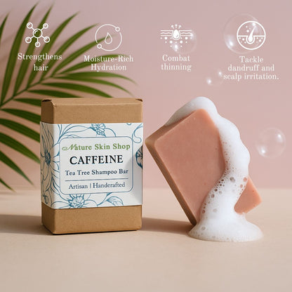 Caffeine Shampoo Bar with Tea Tree Oil – Growth & Scalp Care - DraftFuel Sports