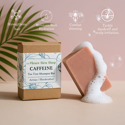Caffeine Shampoo Bar with Tea Tree Oil – Growth & Scalp Care - DraftFuel Sports