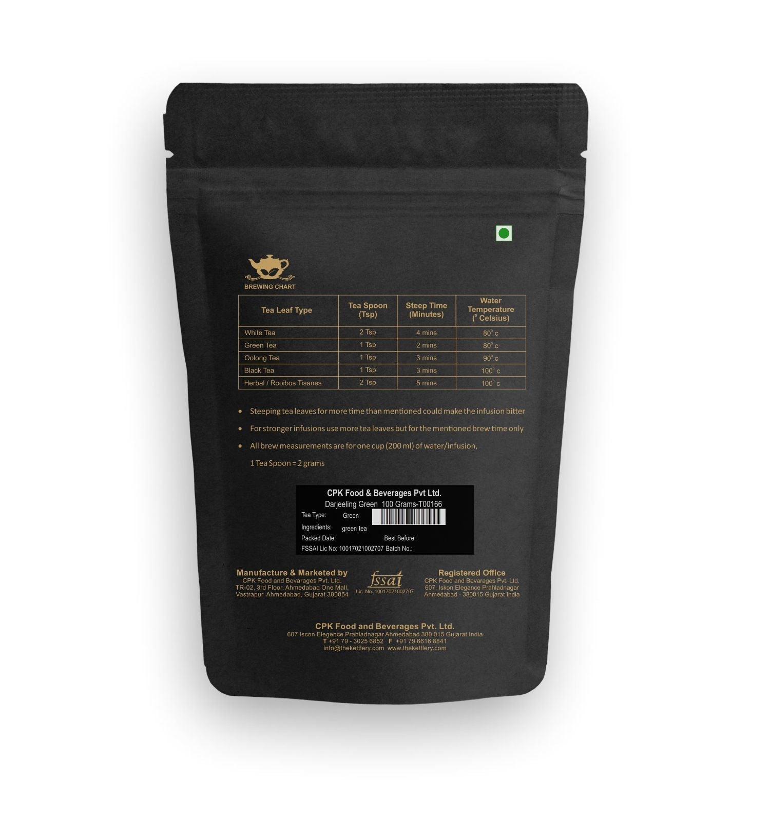 Darjeeling Green Tea - DraftFuel Sports
