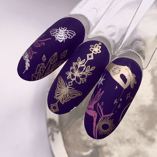 DARK Stamping Polish Gold 04, 8ml - DraftFuel Sports