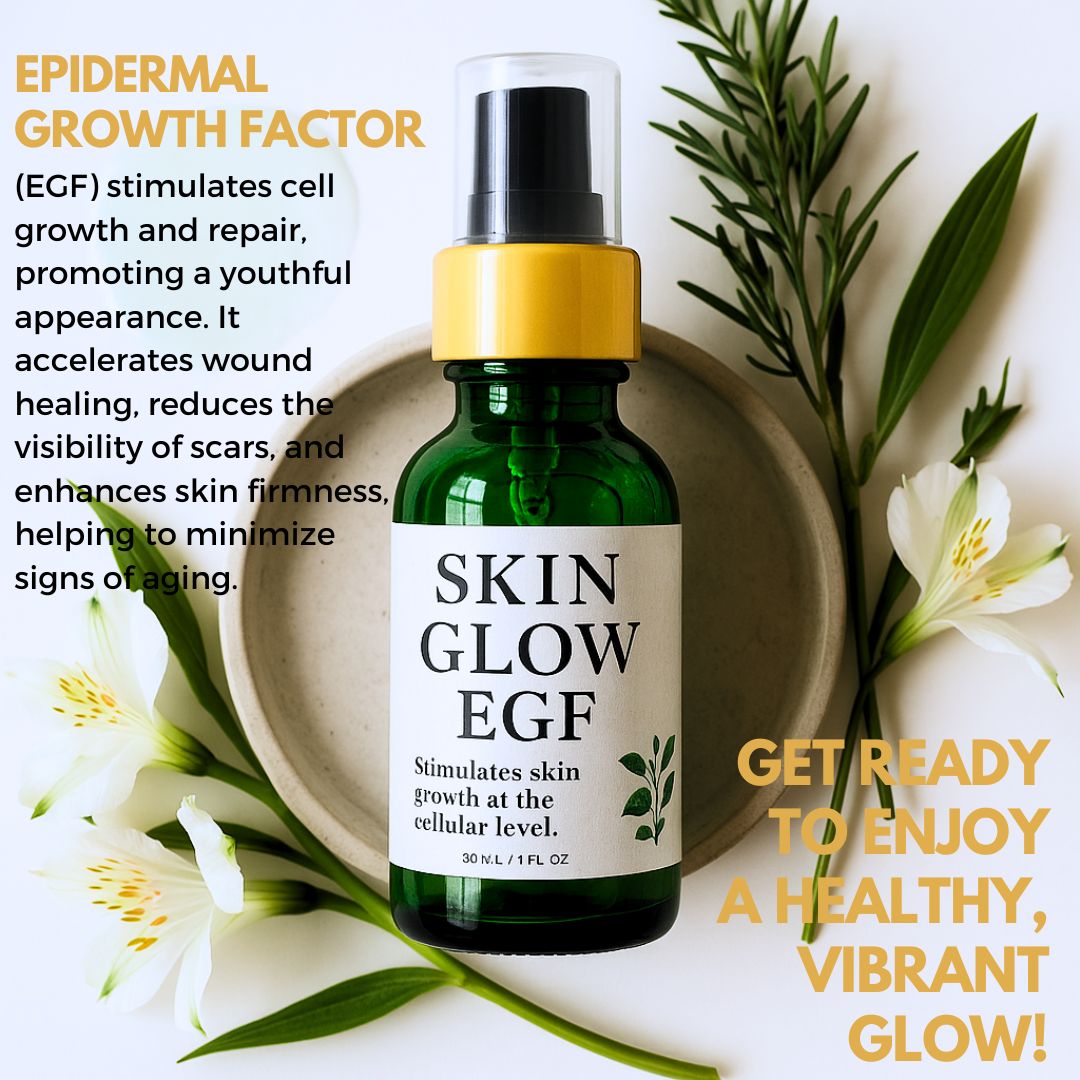 EGF Glow Serum | Radiant, Youthful Skin with Cellular Renewal - DraftFuel Sports