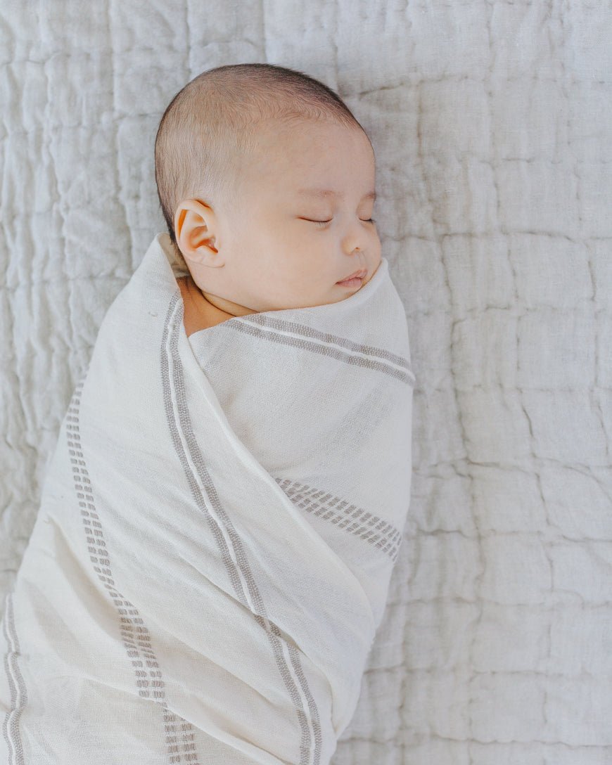 Handwoven Cotton Baby Swaddle - DraftFuel Sports