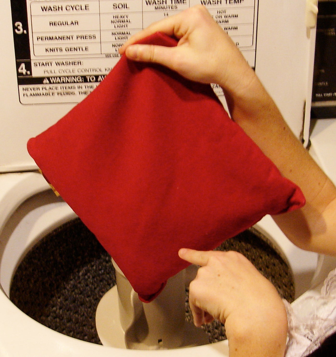 Hot Cherry Square Pillow in Plush Red Ultra - Suede - DraftFuel Sports