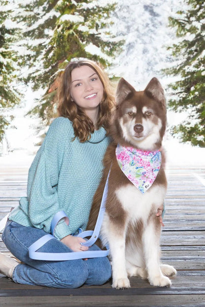 Hydrangea Haven Dog Bandana - DraftFuel Sports