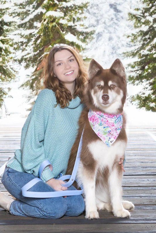 Hydrangea Haven Dog Bandana - DraftFuel Sports