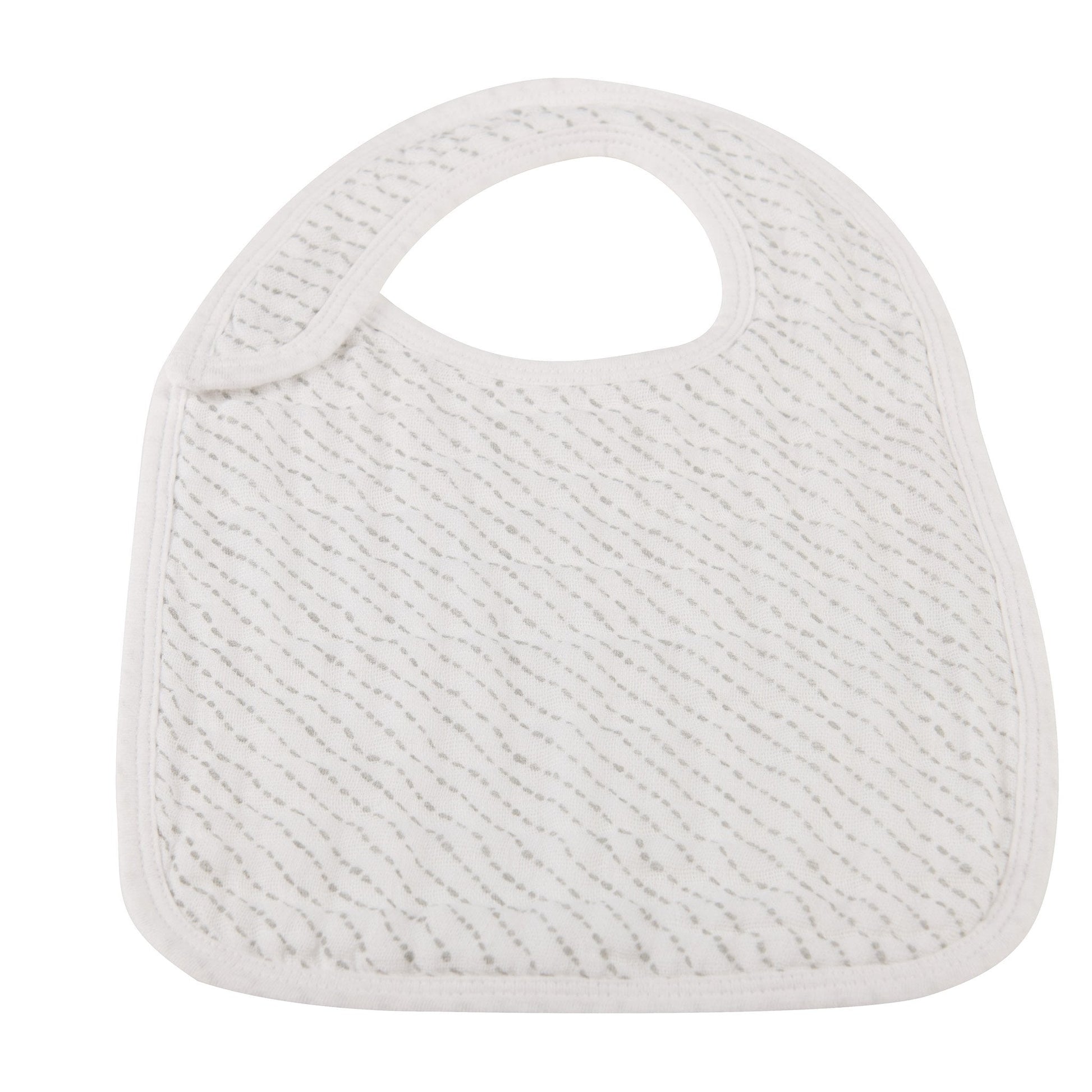 In the Wild Elephant Cotton Muslin Snap Bibs 3PK - DraftFuel Sports