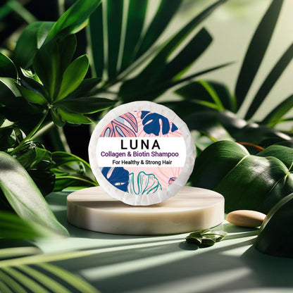 Luna Collagen & Biotin Shampoo | For Healthy, Strong Hair - DraftFuel Sports