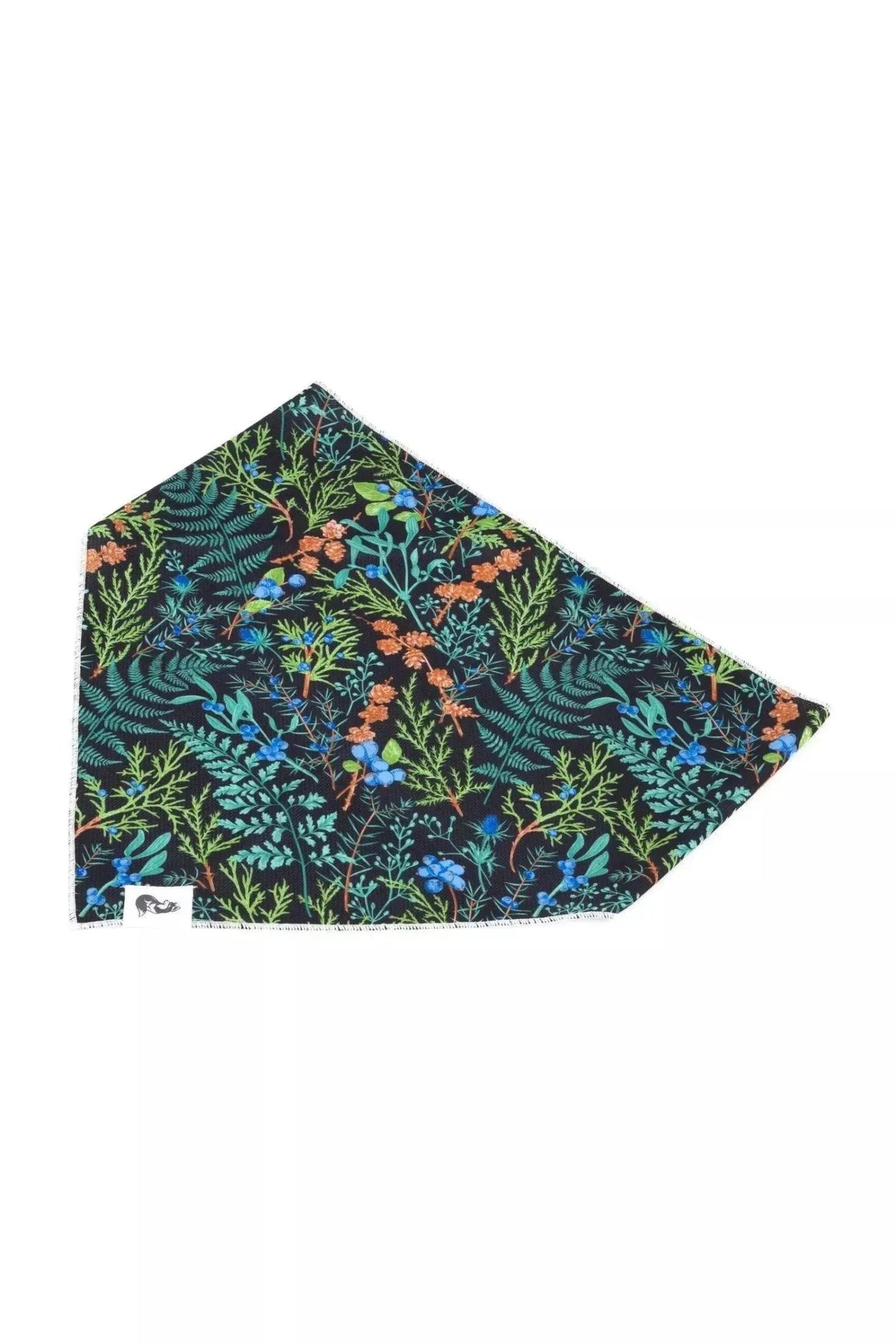 Magical Fern Forest Dog Bandana & Matching Keychain - DraftFuel Sports