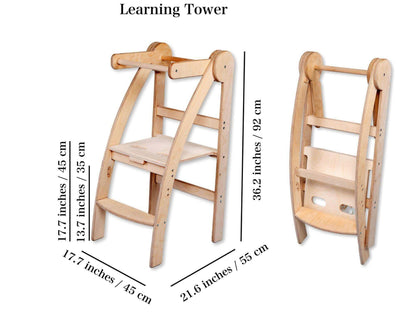 Montessori Foldable Toddler Tower - DraftFuel Sports