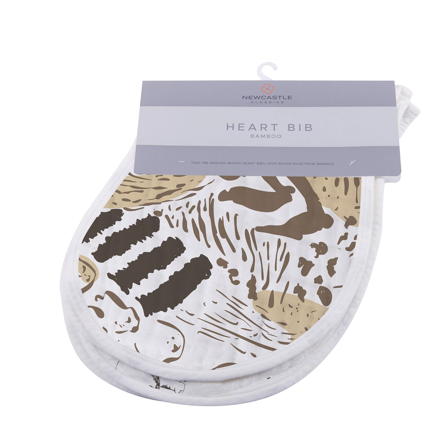 On The Savannah Heart Bib 2PK - DraftFuel Sports