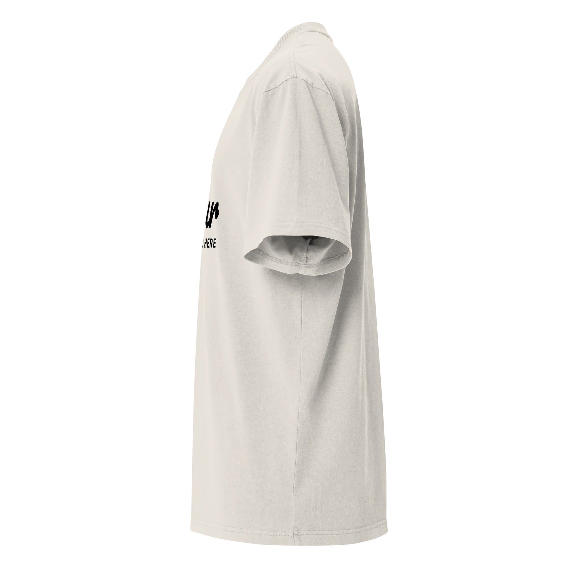 Oversized faded t-shirt - DraftFuel Sports