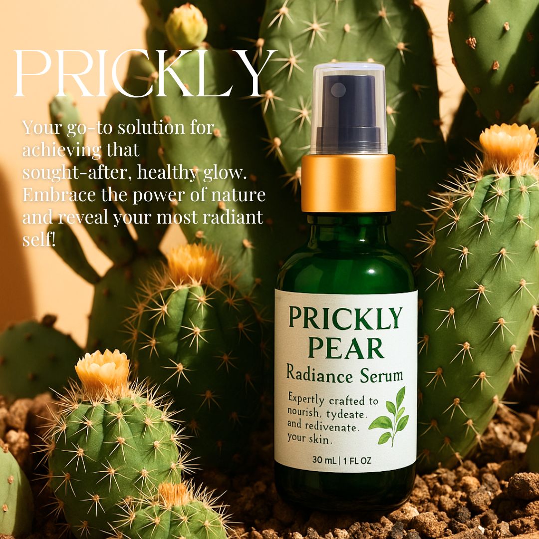 Prickly Pear Radiance Serum for Glowing & Hydrated Skin - DraftFuel Sports