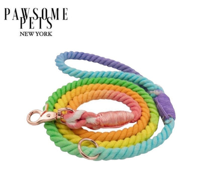 ROPE LEASH - PASTEL RAINBOW - DraftFuel Sports