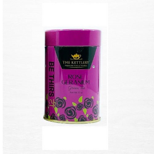 Rose Geranium Green Tea in Tin - DraftFuel Sports