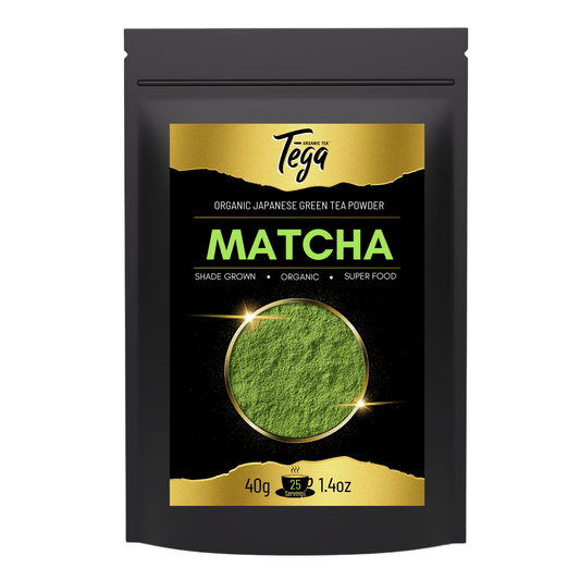 Tega Organic Japanese Matcha Green Tea Powder 40g - DraftFuel Sports