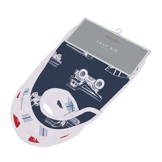 Things That Go Snap Bibs 3Pk - DraftFuel Sports