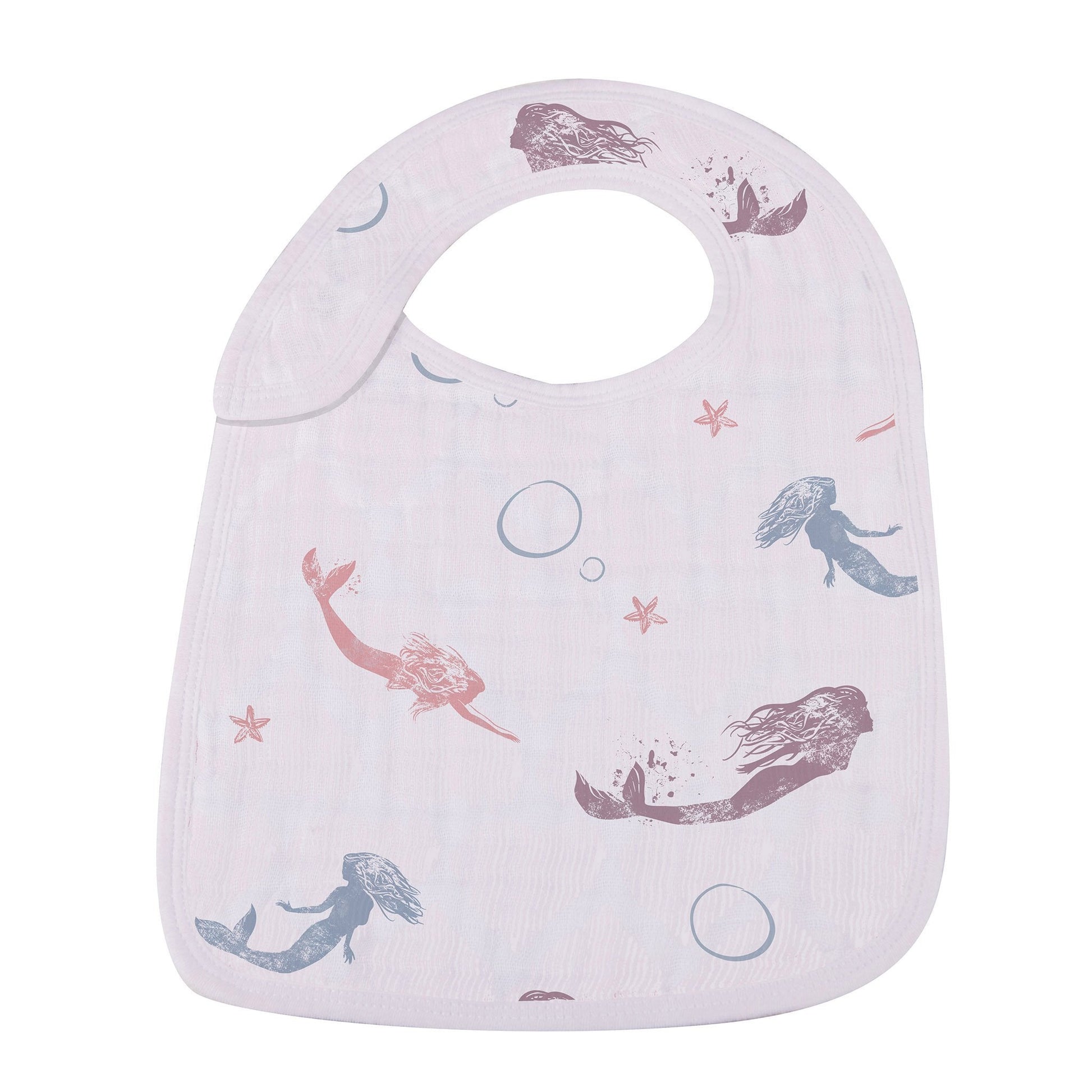 Under The Sea Bamboo Muslin Snap Bibs 3PK - DraftFuel Sports