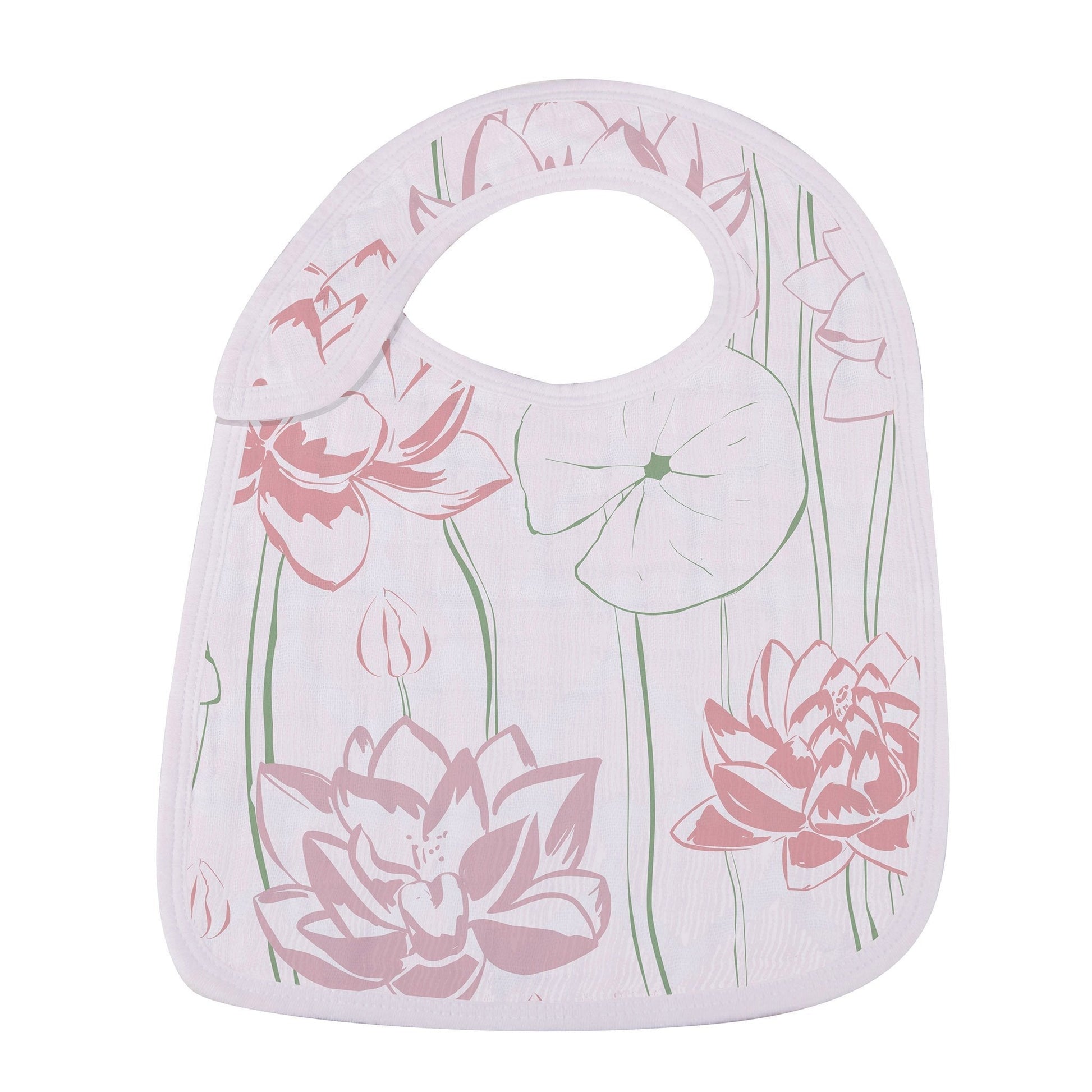Under The Sea Bamboo Muslin Snap Bibs 3PK - DraftFuel Sports
