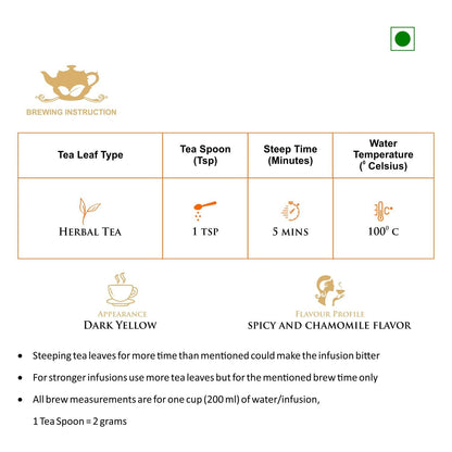 Yoga Herbal Lemongrass & Turmeric Tea - DraftFuel Sports