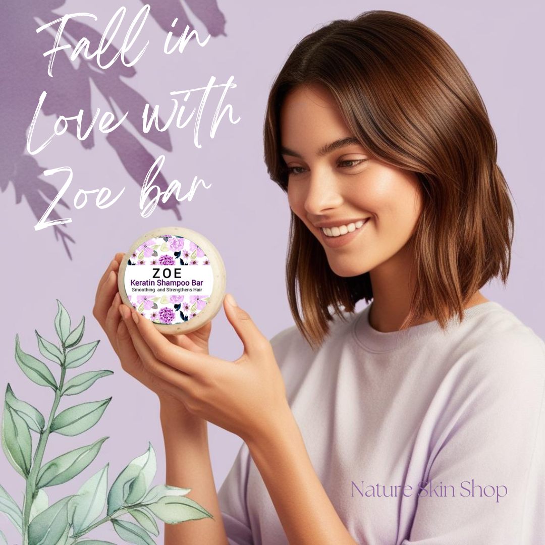 Zoe Keratin Shampoo Bar | Smoothing and Strengthens Hair - DraftFuel Sports