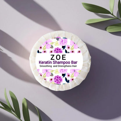 Zoe Keratin Shampoo Bar | Smoothing and Strengthens Hair - DraftFuel Sports